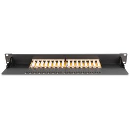 Digitus Patchpanel 1U 16 Puertos Cat6 Apantallado Negro