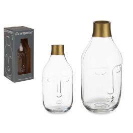 Jarrón de Cristal Transparente Giftdecor 11x24.5x12 cm (6 Unidades) Precio: 66.59000018. SKU: S3611787