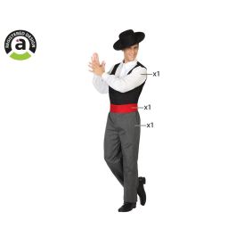 Disfraz Cordobés Flamenco Baile Música Cine Adulto Hombre Multicolor 3 Piezas Pantalón Camisa Cinturón Talla XS-S Precio: 18.69000001. SKU: S1104768