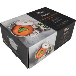 Cosy & Trendy COS5400586934624 Cacerola Moderna de Acero Inoxidable Ø18 cm 2,07 L, Apta para Todo Tipo de Cocinas e Inducción