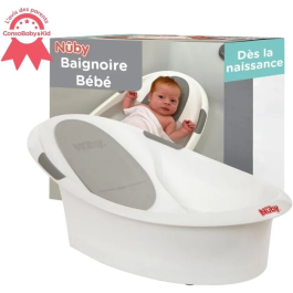 Nuby NUB0370797801464 Bañera para Bebé Desde el Nacimiento con Soporte Antideslizante Integrado y Reposacabezas Suave Precio: 44.5000006. SKU: B1J9JWTQ3J