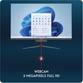 THOMSON A27I51216BK512C Ordenador Todo en Uno 27" FHD Intel Core i5 12ª Gen 16 GB RAM 512 GB SSD Negro