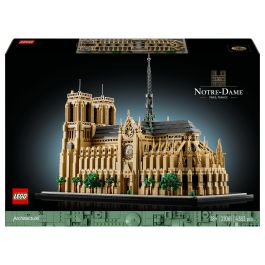 LEGO Architecture Notre-Dame de Paris 21061 Juego de Construcción para Adultos con 4383 Piezas