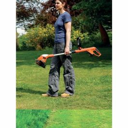 Black + Decker GLC1823L20-QW Bordeadora de Césped, 23 cm, 18 V, 2 Ah, Cabeza Giratoria 180°