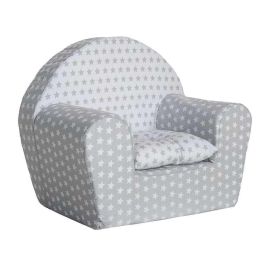 Creaciones Llopis Sillón Estrellas Gris/Blanco con Cojín de Poliéster para Niños a Partir de 3 Años Precio: 32.49999984. SKU: S2427849