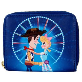 Loungefly Billetera Disney Toy Story Ferris Wheel Movie Cuero Vegano con Cremallera 12.5x10cm