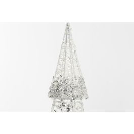 Decoracion Luminosa Navidad Moderna DKD Home Decor Blanco Champan 16 x 60 x 16 cm (2 Unidades)