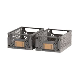 Caja almacenaje plegable 25x16.5x10cm set 2 piezas Precio: 6.50000021. SKU: B136YHZ2JT