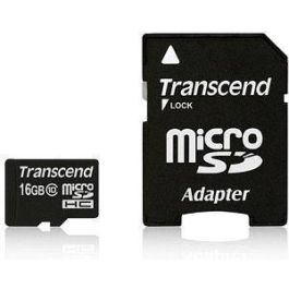 Transcend SDHC Micro UHS-1 16GB Class 10Incl. Adapter for SD format Precio: 14.88999985. SKU: B12R6XC5AP