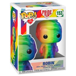 Funko Figura POP DC Comics Robin Pride de Vinilo de 9cm