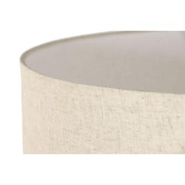 DKD Home Decor Lámpara de Pie de Mango y Lino 28 x 28 x 136 cm