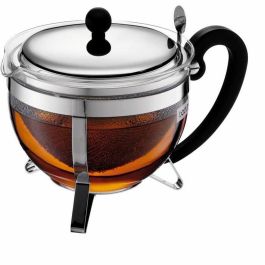 Bodum Tetera Chambord con Tamiz de Acero Inoxidable y Mango de Vidrio 1.3L Gris Transparente Apta Lavavajillas Precio: 72.49999955. SKU: B1FQZZLL8N