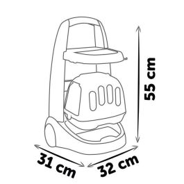 Smoby Carrito Veterinario de Juguete con Ruedas y Accesorios: Jeringa, Termómetro, Estetoscopio, Tijera para Niños Smoby Carrito Veterinario de Juguete con Ruedas y Accesorios: Jeringa, Termómetro, Estetoscopio, Tijera para Niños
