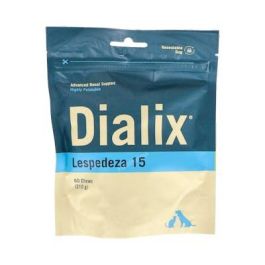 Vetnova Dialix Lespedeza 15 - 60 Chews para Soporte Renal en Perros y Gatos con Enfermedad Crónica Precio: 43.9499995. SKU: B1K22Z9J75