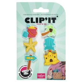 Home Deco Factory Juego de Charms Clip It, 6 unidades Precio: 1.68999974. SKU: B12VQ4RFRG