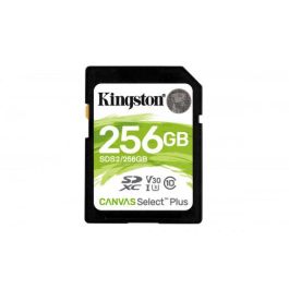 Tarjeta de Memoria Kingston CANVAS Select Plus 256GB SD XC/ Clase 10/ 100MBs