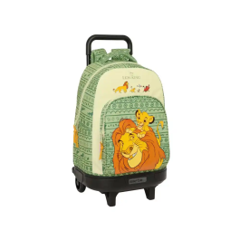 Mochila Escolar con Ruedas Mufasa Verde Beige 33 x 45 x 22 cm Precio: 34.95000058. SKU: B15Z52VEB6