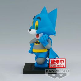 Warner Bros - Tom and Jerry - Figura Tom Batman 100th Anniversary 8cm