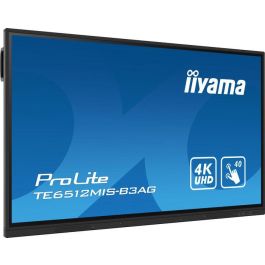 Iiyama TE6512MIS-B3AG Monitor 65" UHD 4K IPS Panel Android 11, 8GB RAM, 64GB Almacenamiento, 40-Puntos Táctiles, Altavoces 2x16W Iiyama TE6512MIS-B3AG Monitor 65" UHD 4K IPS Panel Android 11, 8GB RAM, 64GB Almacenamiento, 40-Puntos Táctiles, Altavoces 2x16W