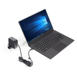 Targus APA95EU Cargador USB-C Universal 45W para Portátiles, Móviles, Tablets, con Cable 1.8m y 4 Clavijas Intercambiables Negro