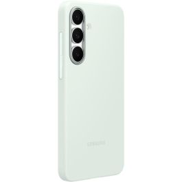 Samsung Funda de Silicona para Galaxy S25 FE, Resistente a Impactos y Rayones, Fabricada con Materiales Reciclados, Color Menta