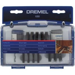 Dremel 688 Kit de Corte de 69 Piezas: Surtido de 68 Discos de Corte, Incluye Caja Organizadora con Bandeja Extraíble