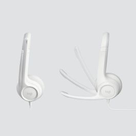 Logitech H390 Auriculares USB-A con Micrófono con Cancelación de Ruido, Cascos de Diadema Acolchados para PC, Videollamadas