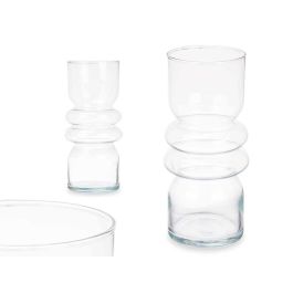Jarrón Doble Esfera Estrecho Giftdecor - Vidrio Transparente - 13x30x13 cm (4 Unidades) Precio: 23.68999952. SKU: B1AQNF9QD5