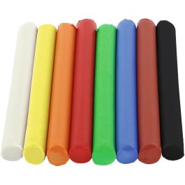 Pelikan 198/8FS Knete Creaplast, plastilina de 8 colores en caja plegable