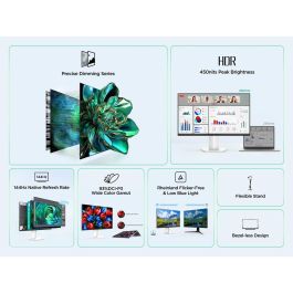 TCL Monitor 24" Fhd Miniled 100Hz 24G54