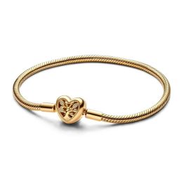 Pulsera Mujer Pandora FAMILY TREE HEART CLASP SNAKE CHAIN - SIZE 19 19 cm Dorado Precio: 206.78999946. SKU: B1288ZZ4N6