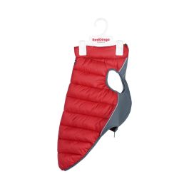 Red Dingo Abrigo Rd Puffer Jacket Reversible Rojo-Naranja 50 cm Ligero con Neopreno en Pecho para Perro