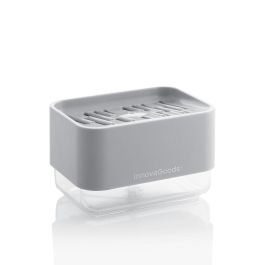 Dispensador de Jabón 2 en 1 para Fregadero Pushoap InnovaGoods Dispensador de Jabón 2 en 1 para Fregadero Pushoap InnovaGoods