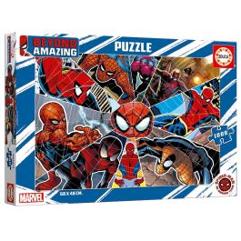 Educa 19487 Puzzle 1000 piezas para Adultos Spider-Man Beyond Amazing, Licencia Oficial, 68 x 48 cm, edad +14 años