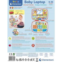 Ordenador baby laptop amigos animales con luces y sonidos 23x30x6 cm - modelos surtidos Ordenador baby laptop amigos animales con luces y sonidos 23x30x6 cm - modelos surtidos