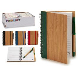 Libreta Bambu Goma Lisa Y Boli 16X12Cm S Pincello (24 Unidades) Precio: 37.59000036. SKU: B1BQN6BH8D