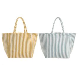 DKD Home Decor Bolso Mediterraneo Azul Amarillo 24 x 35 x 58 cm (4 Unidades) Precio: 48.50000045. SKU: B1642C4YHF