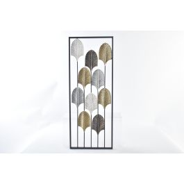 DKD Home Decor 2 x 90 x 35 cm Hojas Decoracion Pared Moderno Negro Multicolor Precio: 23.33364. SKU: S3032157