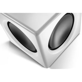 Wavemaster FUSION Subwoofer activo 125W con driver de 8 pulgadas en color blanco suave