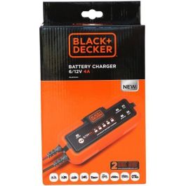 Cargador de Bateria Black & Decker 6V y 12V 4A