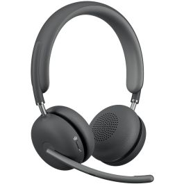 Logitech Zone Wireless 2 Headset Bluetooth Grafito para Oficina/Centro de llamadas - Certificado Microsoft Teams