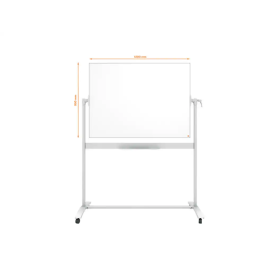 Nobo Pizarra Blanca Classic Nano Clean Móvil 1200x900 mm