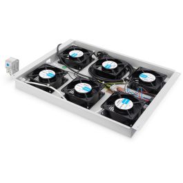 Digitus Unidad de Ventilación de Techo con 6 Ventiladores, Interruptor y Termostato