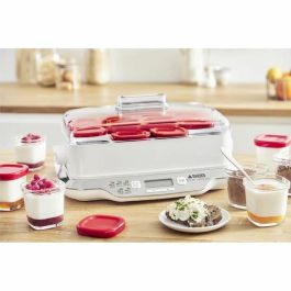 Seb Yaustiere 6 macetas 140 ml, yogures y postres caseros, 5 programas automáticos, 100 % BPA sin BPA, fabricado en Francia YY5114FB Seb Yaustiere 6 macetas 140 ml, yogures y postres caseros, 5 programas automáticos, 100 % BPA sin BPA, fabricado en Francia YY5114FB