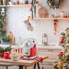 Ariete 2958/00 Máquina de Palomitas Party Time Roja Diseño Retro Años 50 Ideal para Snacks Naturales y Libres de Grasas