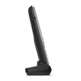 Gigaset COMFORT 500A trio Teléfono DECT/analógico con manos libres y contestador automático, Negro Plata