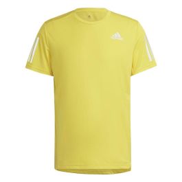 Camiseta de Manga Corta Hombre Adidas Amarillo M