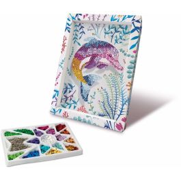 LANSAY 20326 Juego de Creación Colección Dolphins Lentejuelas para Niños
