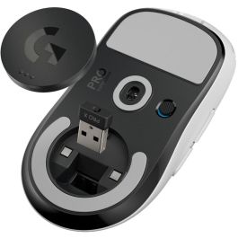 Logitech PRO X SUPERLIGHT LIGHTSPEED 910-005942 Ratón gaming inalámbrico óptico 25600 DPI 1ms Blanco