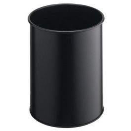 Papelera Metalica Durable Redonda 15 Litros Negra Precio: 25.4999998. SKU: B18YCDBX75